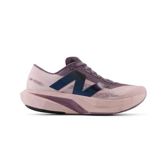 NEW NEW BALANCE women's rebel v4 shoes in pink purple - Picture 1 of 3